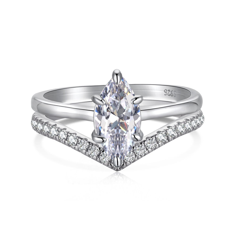 Marquise Wedding Set