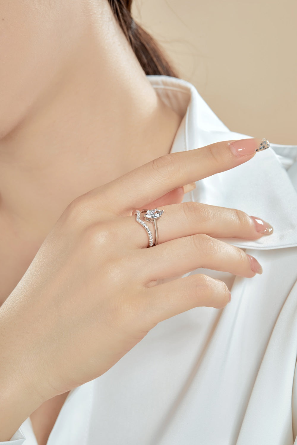 Marquise Wedding Set