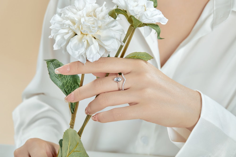 Marquise Wedding Set