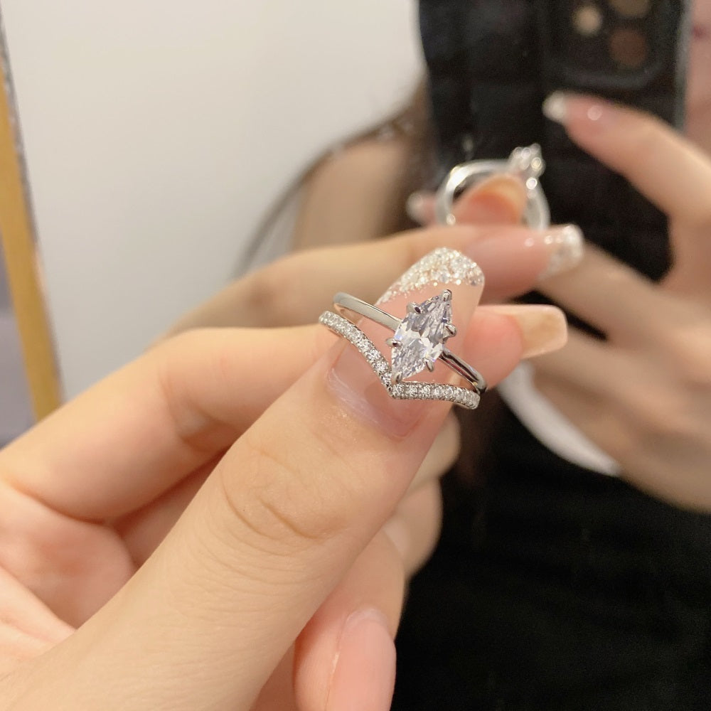 Marquise Wedding Set