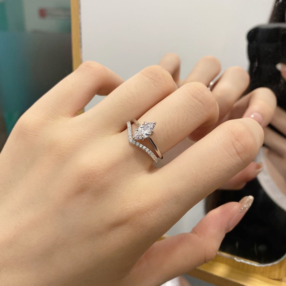 Marquise Wedding Set