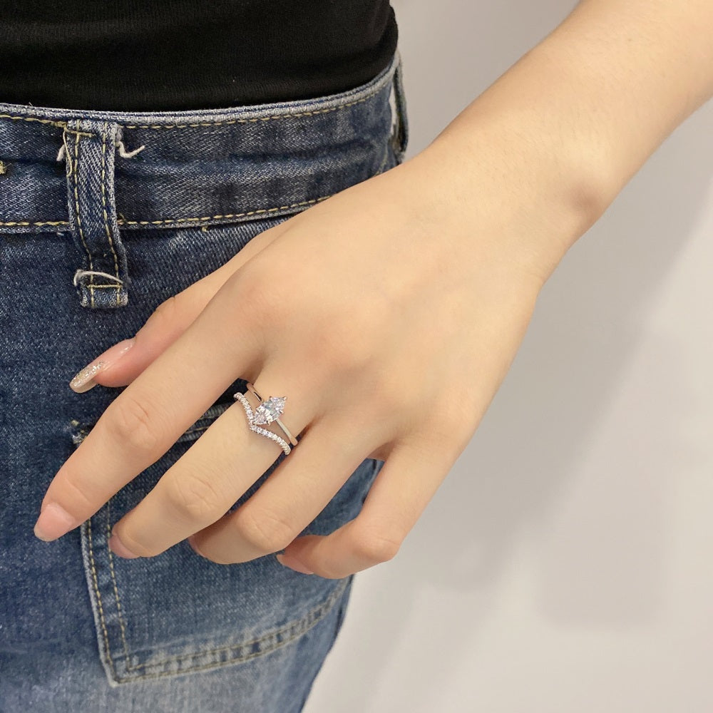 Marquise Wedding Set