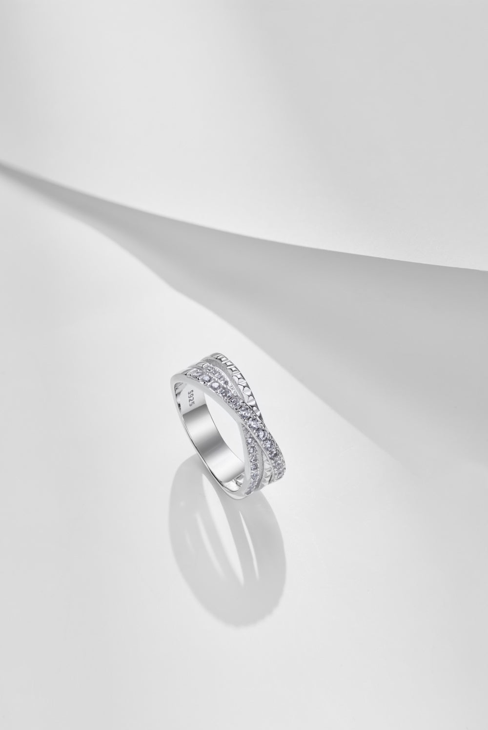 CZ Intwined Ring