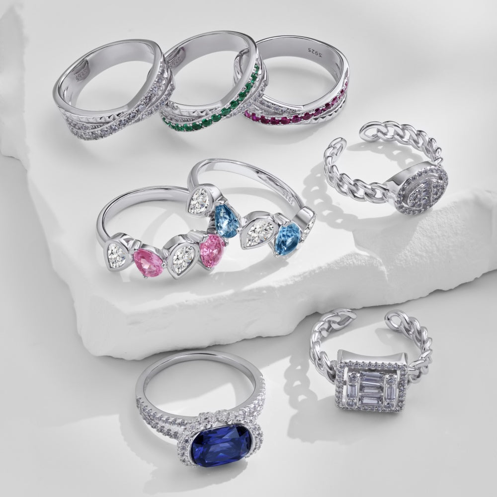 CZ Intwined Ring