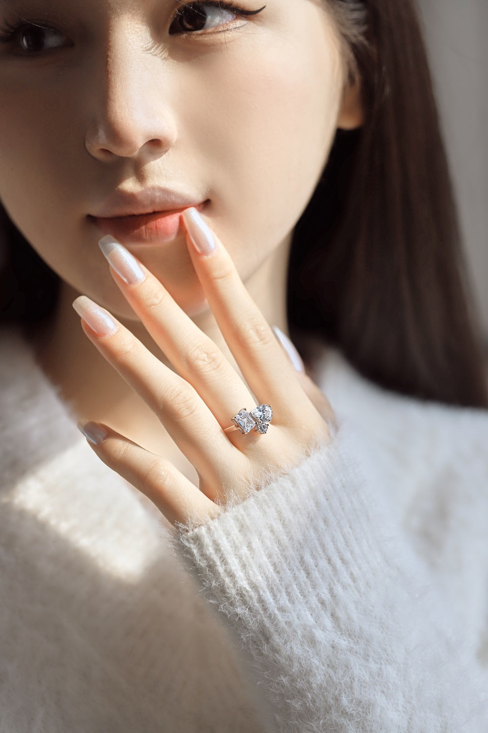 Clear CZ Trio Multi Shape Ring