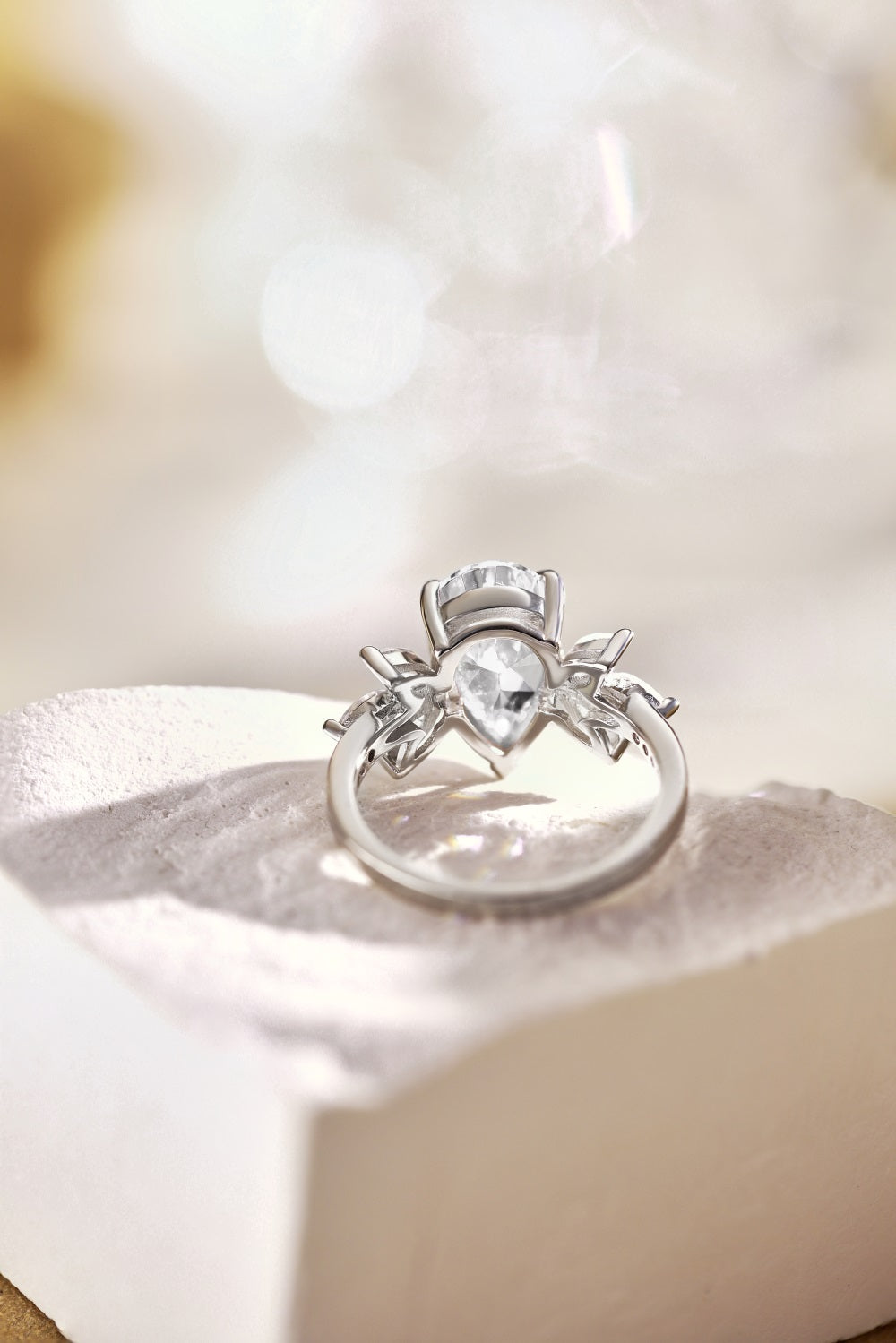 CZ Extravegant Teardrop Ring