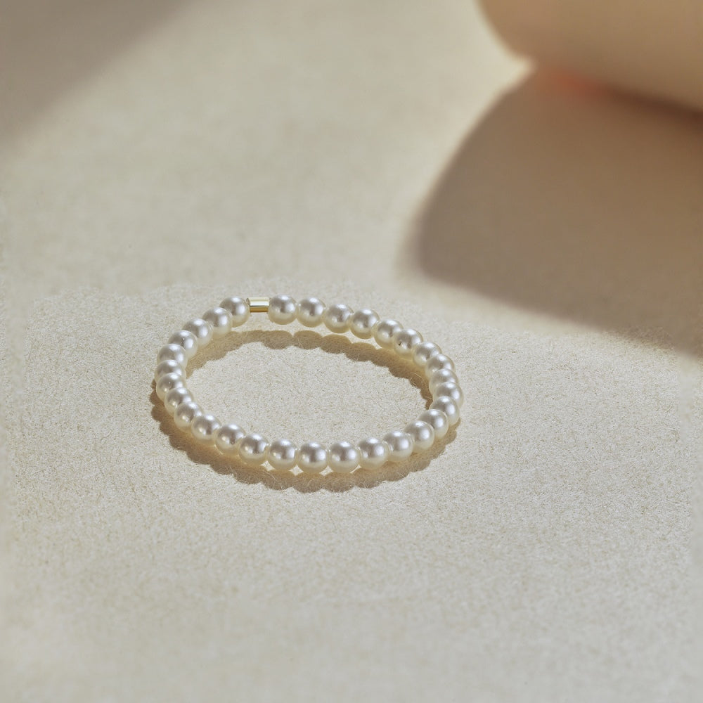 Pearl detail Stretchable Ring