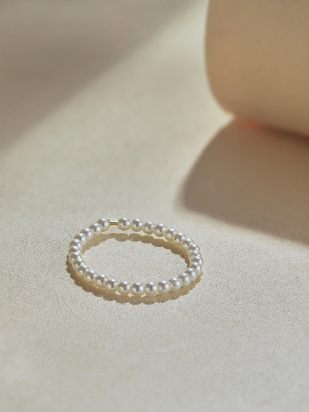 Pearl detail Stretchable Ring