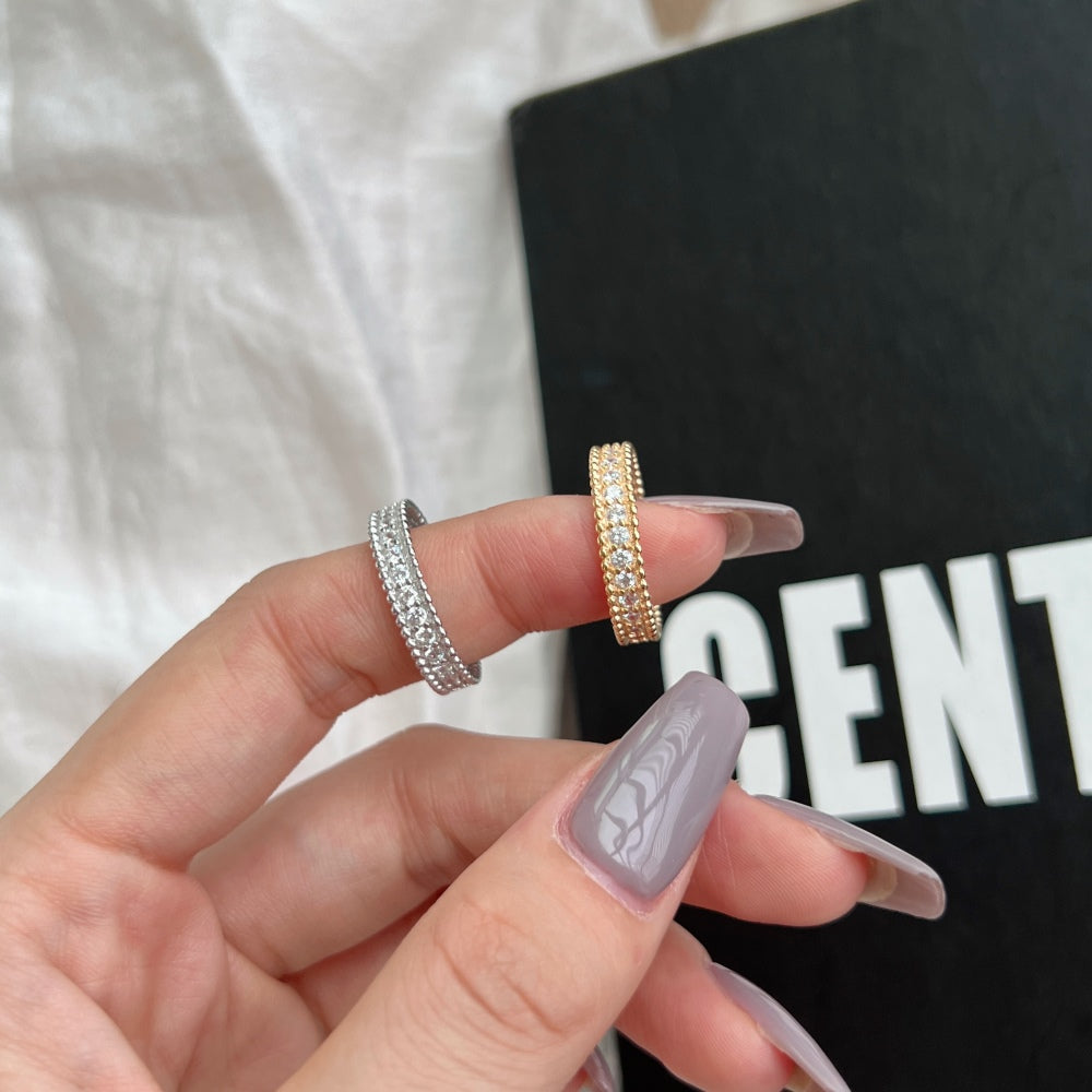 Round CZ Anniversary Band