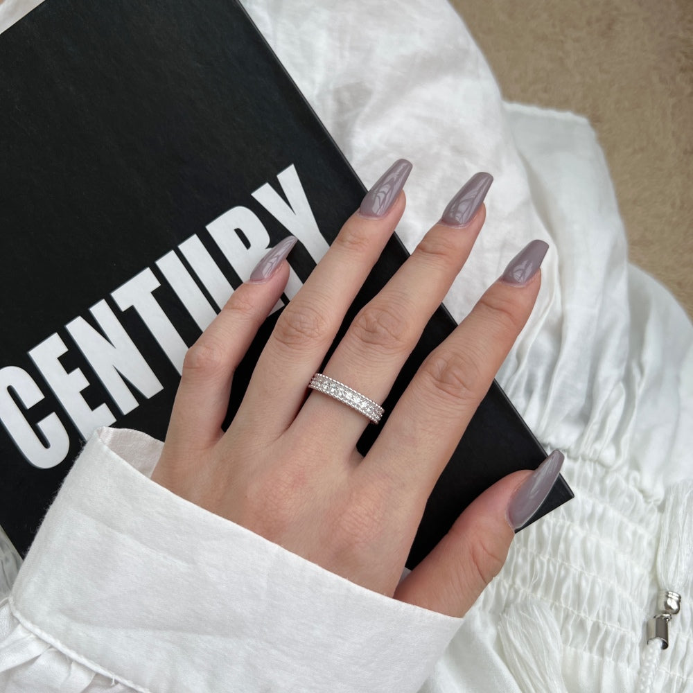 Round CZ Anniversary Band