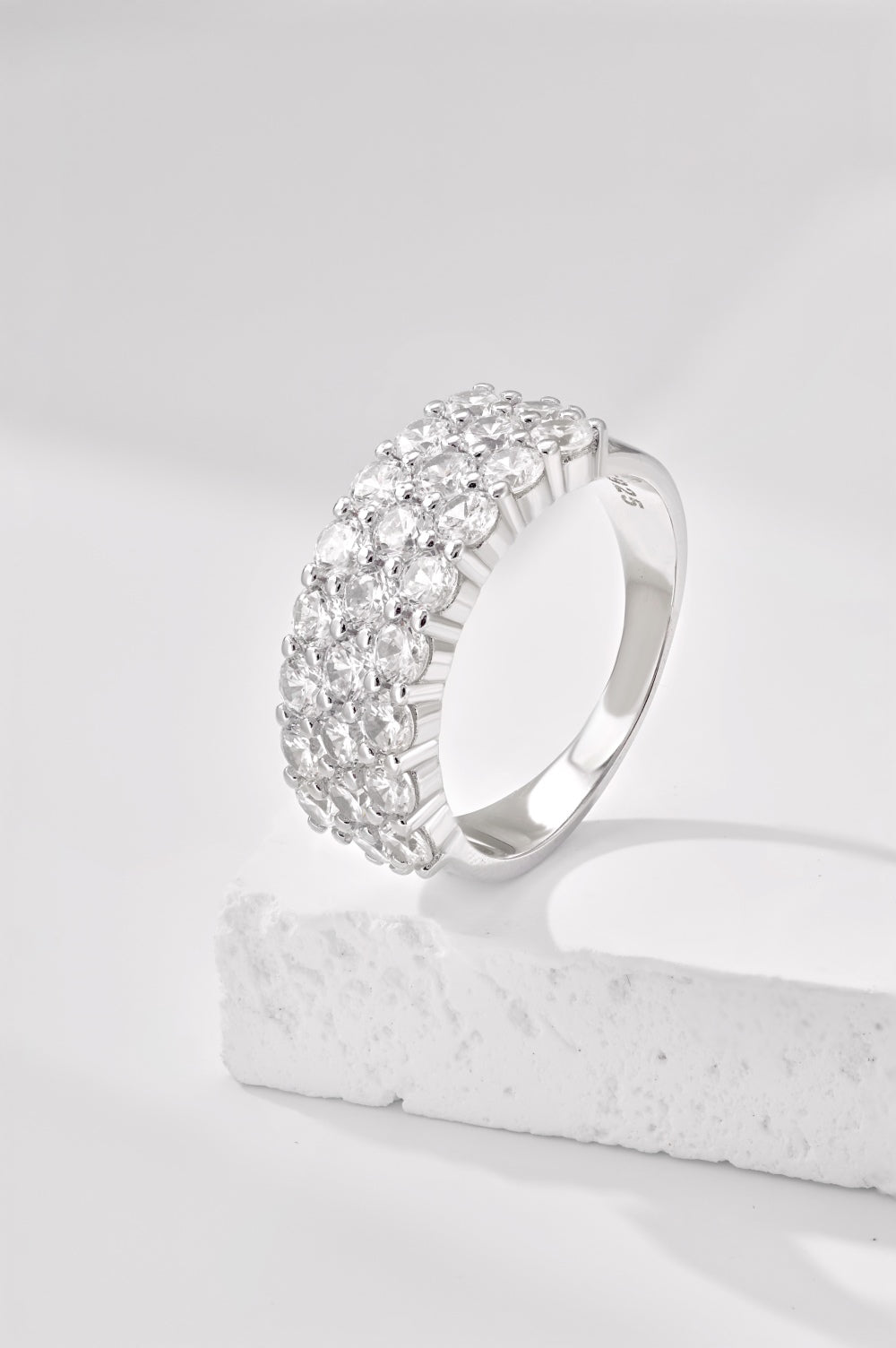 Multi Row CZ Ring