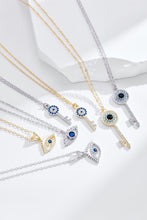 Load image into Gallery viewer, 925 Sterling Silver Evil Eye Necklace