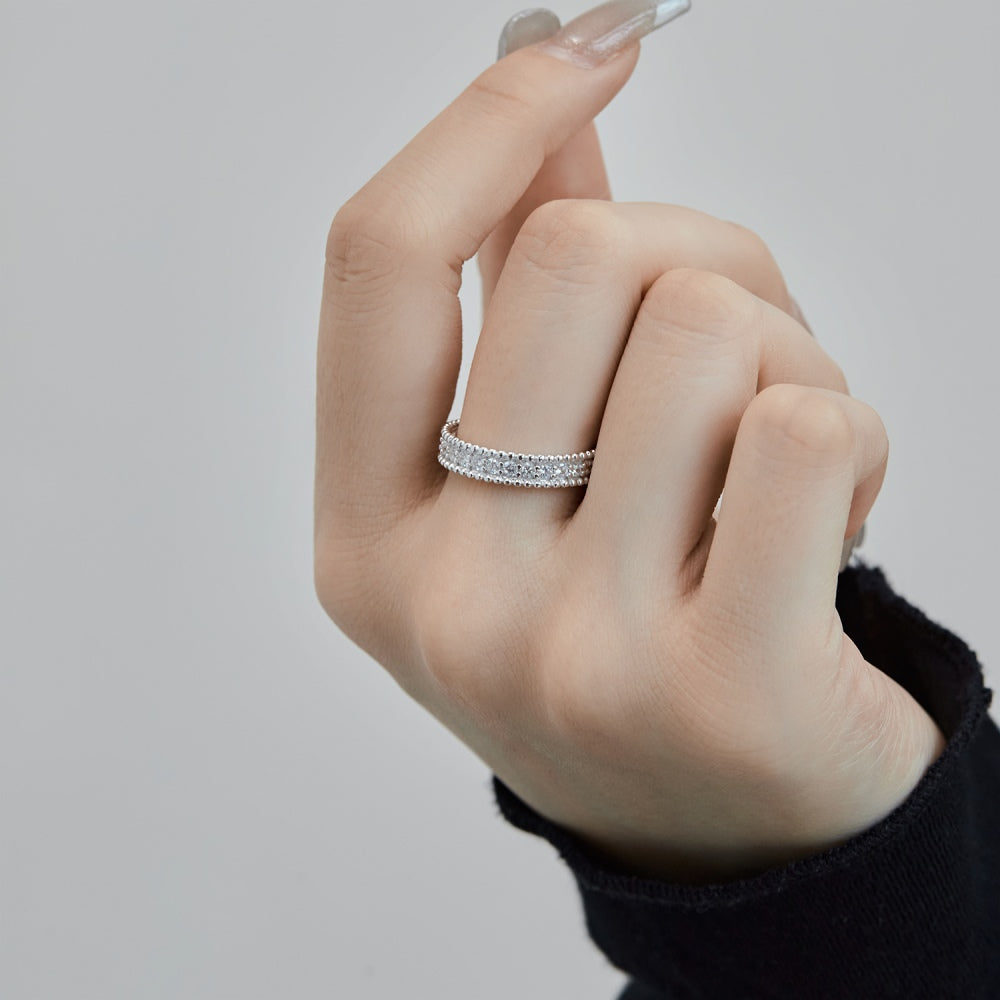 Round CZ Anniversary Band