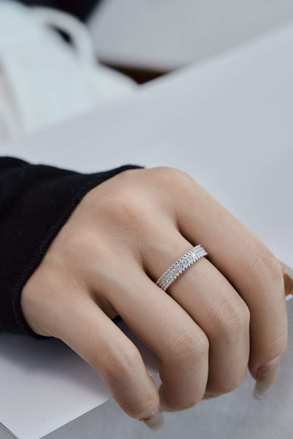 Round CZ Anniversary Band