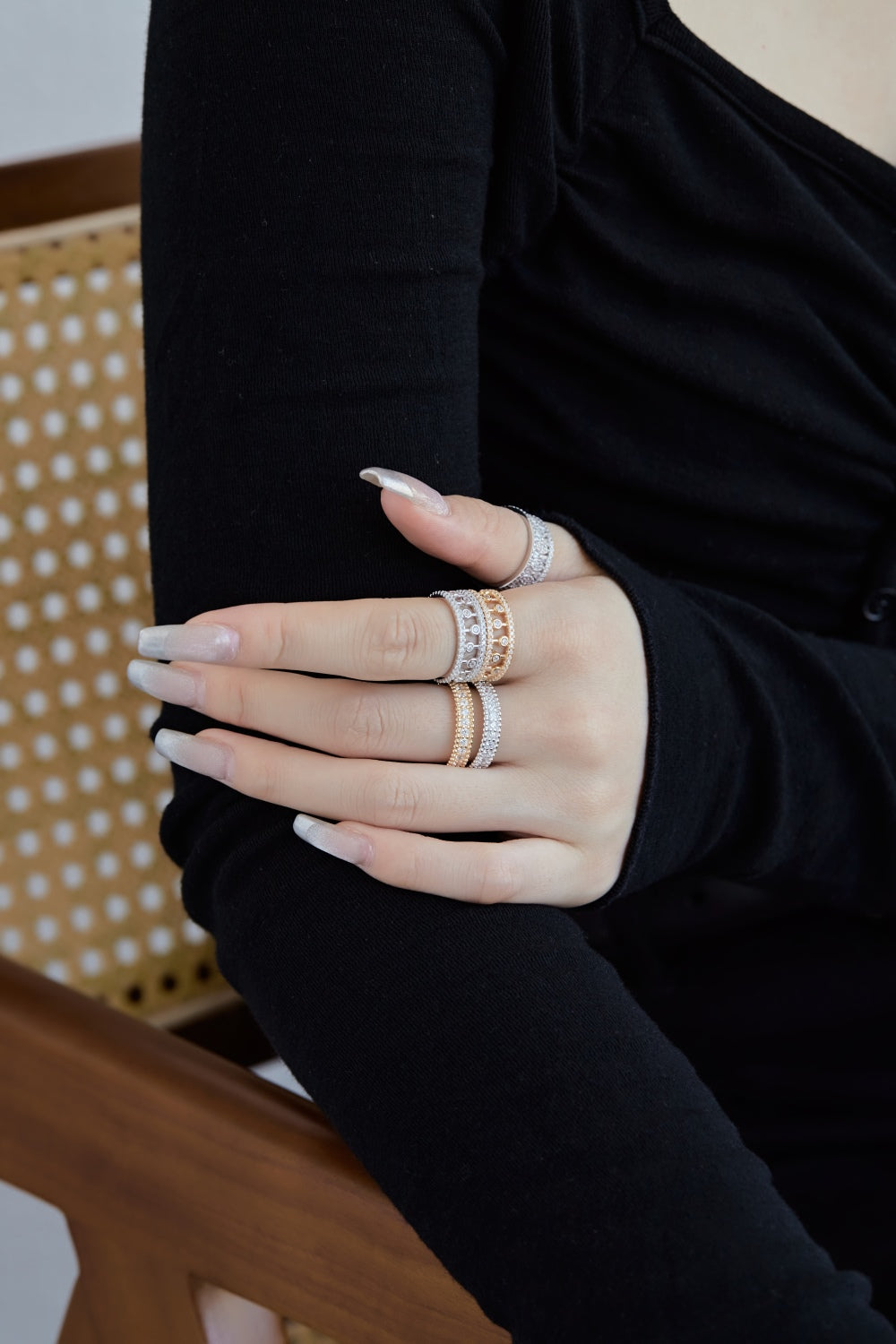 Round CZ Anniversary Band