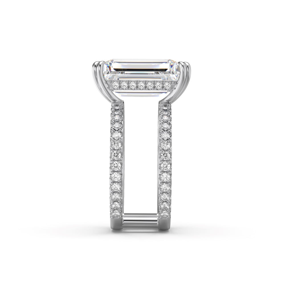 CZ Rectangle Ring