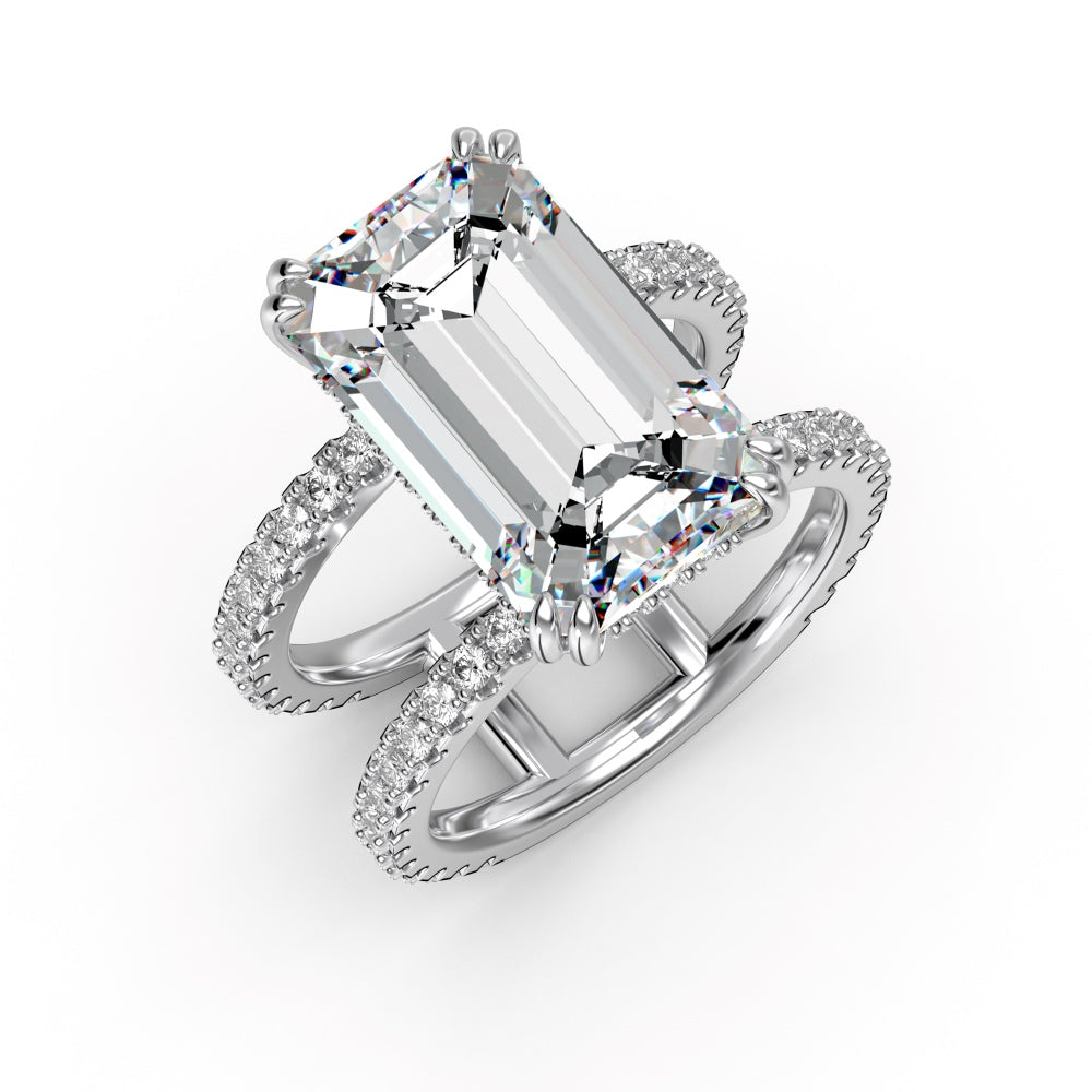 CZ Rectangle Ring