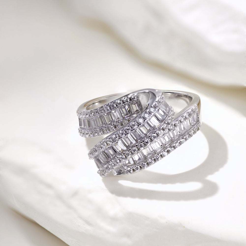 Baguette Cocktail Ring