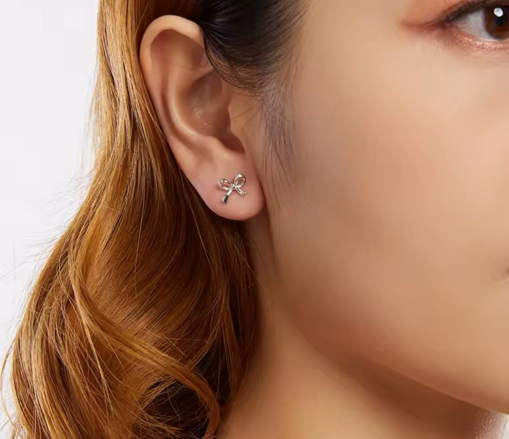 Bow Stud Earrings