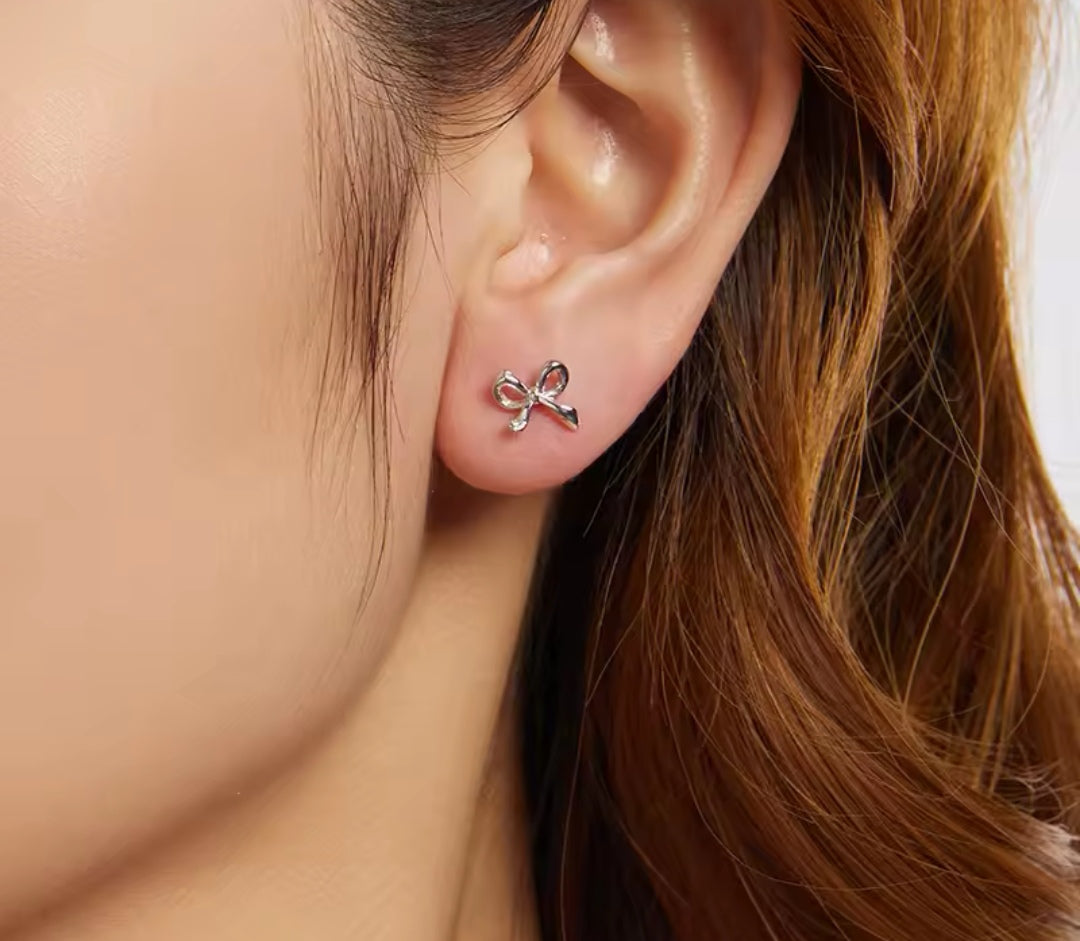 Bow Stud Earrings