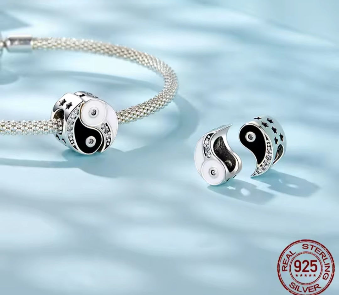Yin Yang Bead Charm set