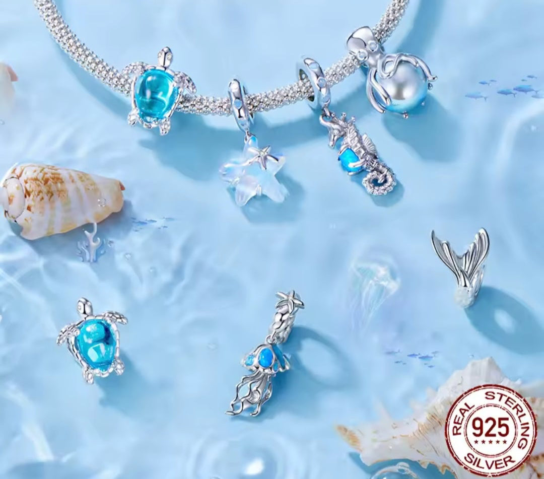 Mermaid Tail Bead Charm