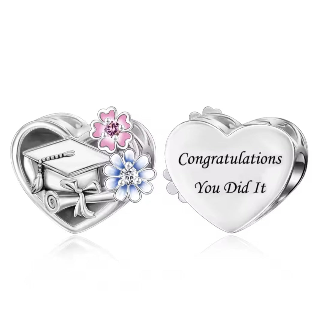 Graduation Bead Charm