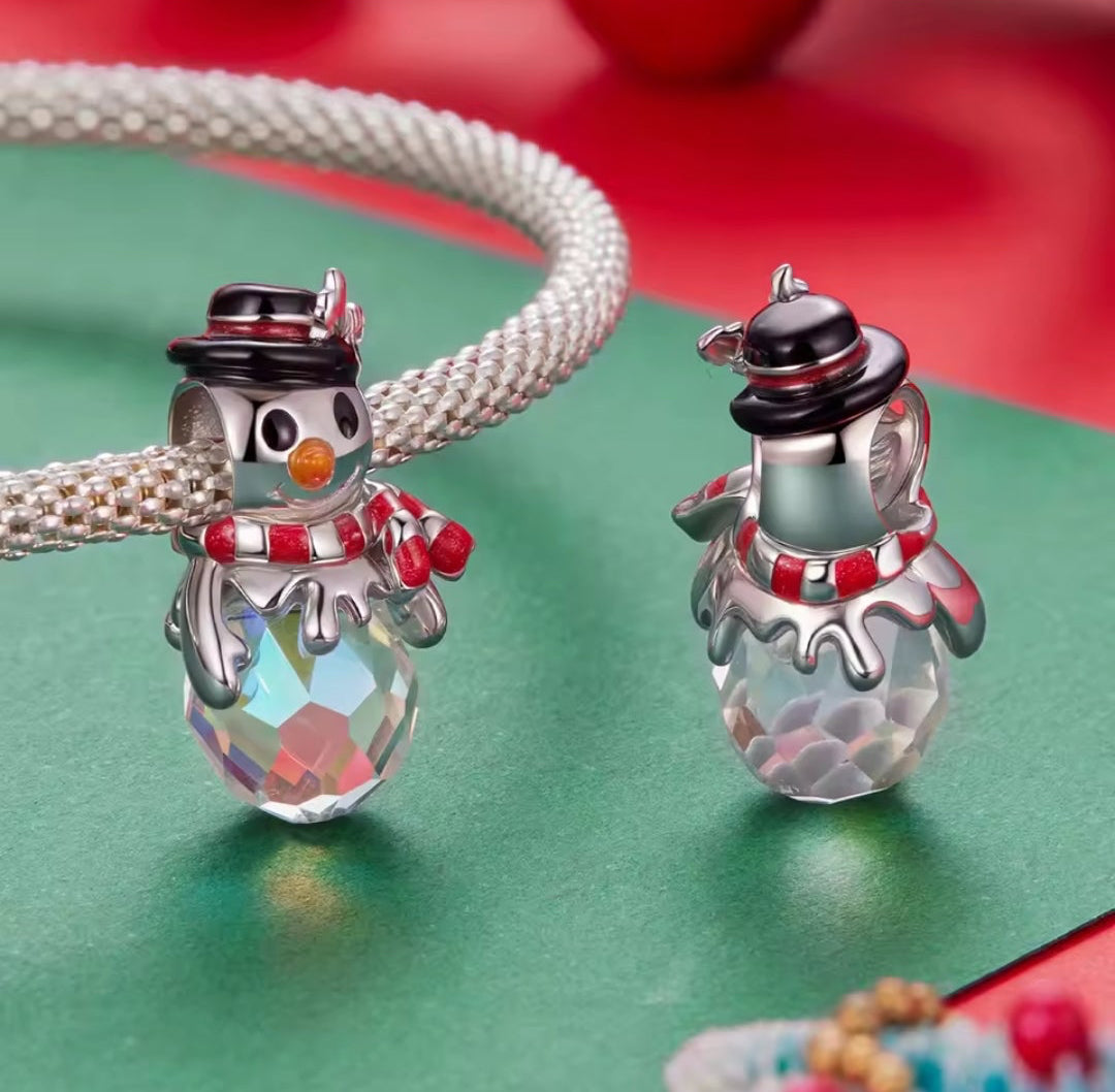 Christmas Snowman Charm