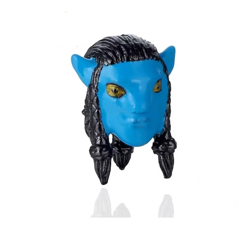 Avatar Face Enamel Bead Charm