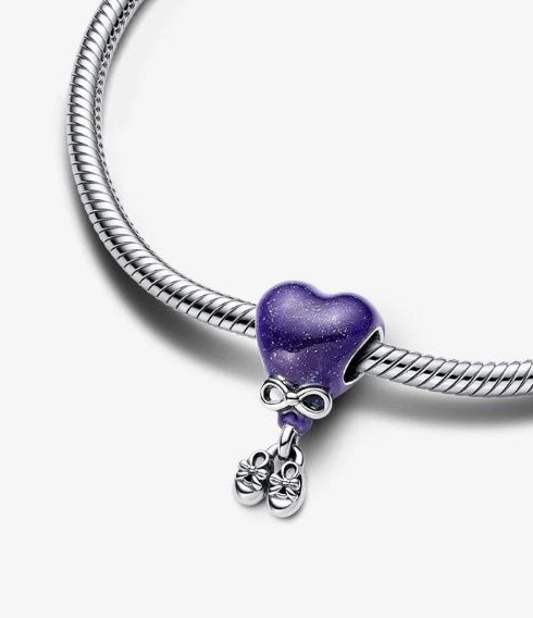 Baby Girl Balloon Colour Changing Bead Charm
