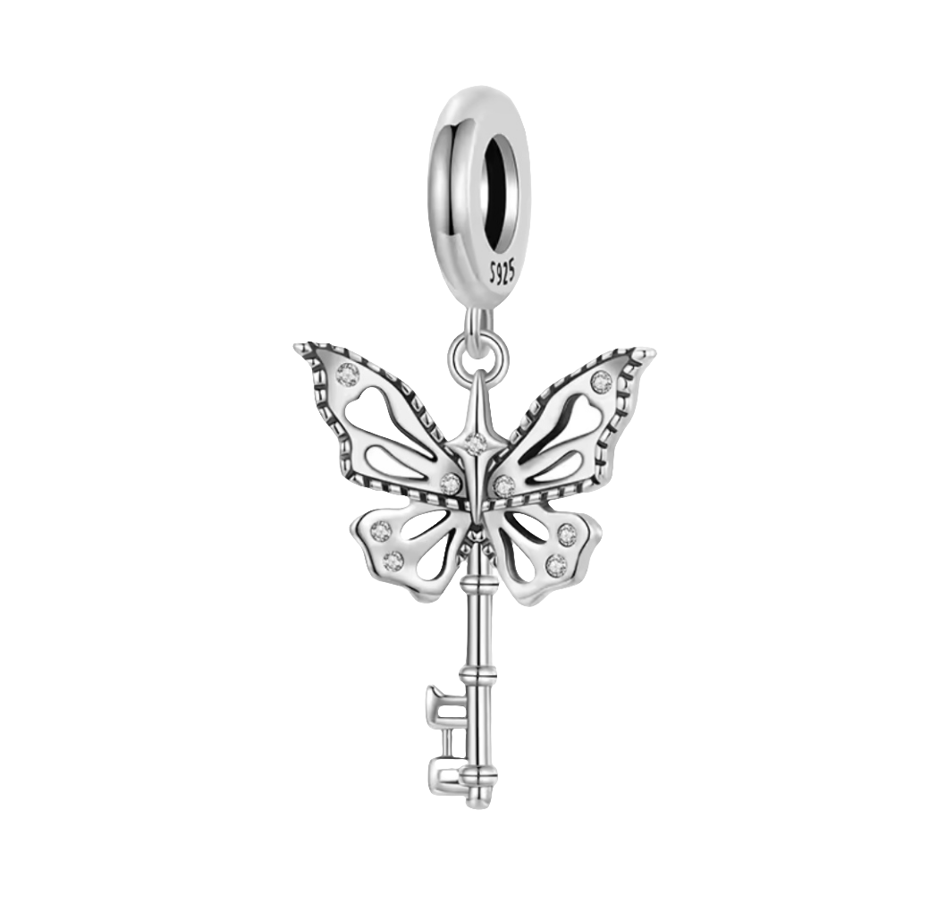 Butterfly Key Dangle Charm