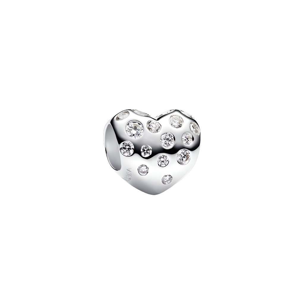 Be Love CZ Heart Charm