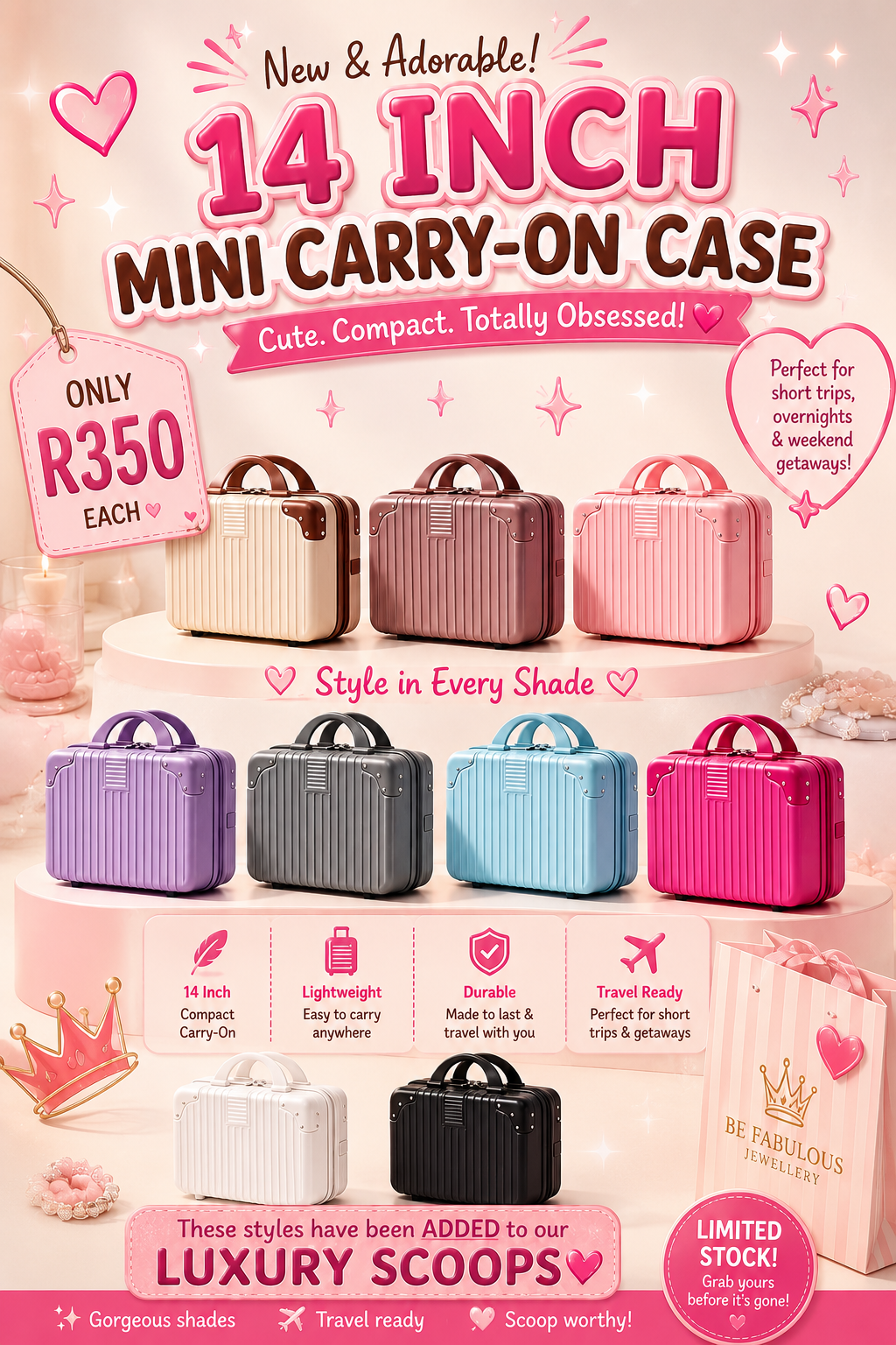 Travel Vanity Suitcase
