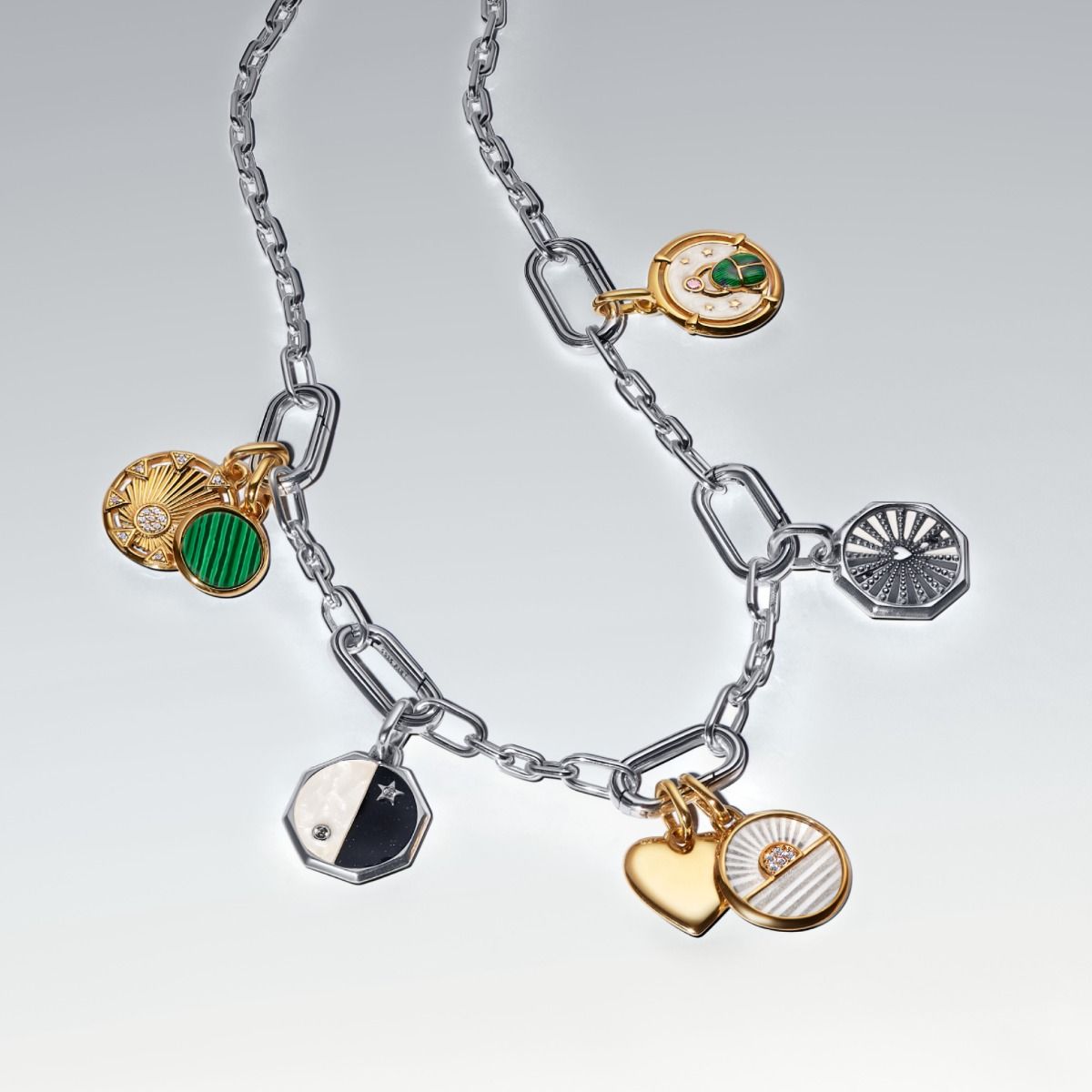 Five Links Chain Necklace
