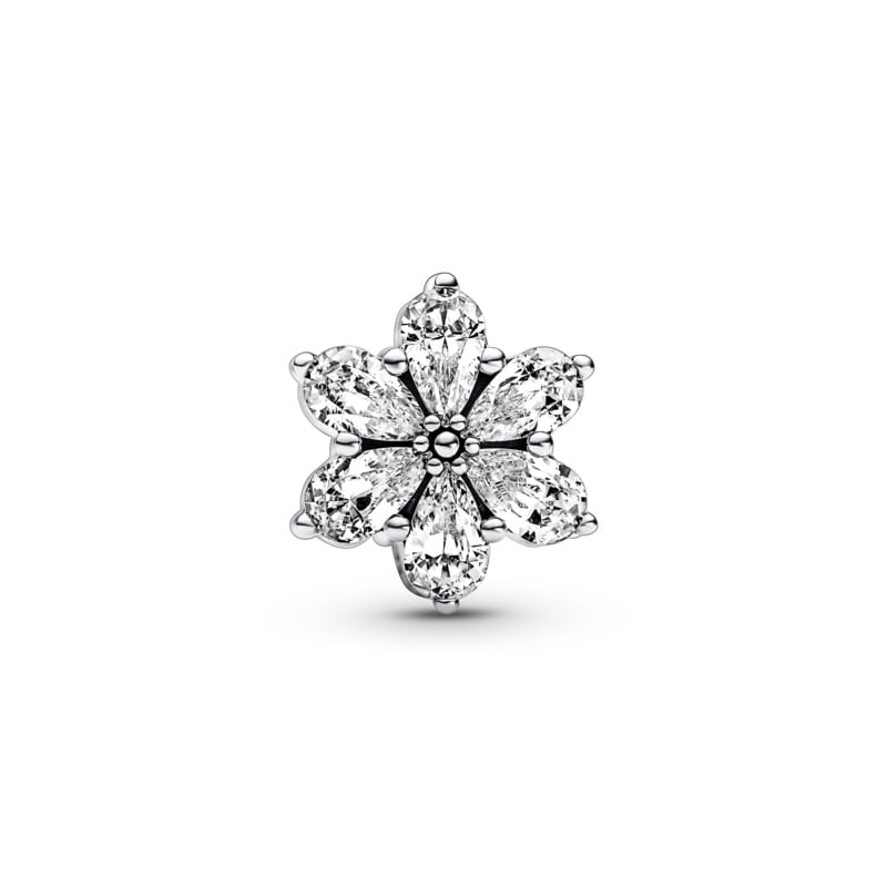 Sparkling Snowflake Bead Charm