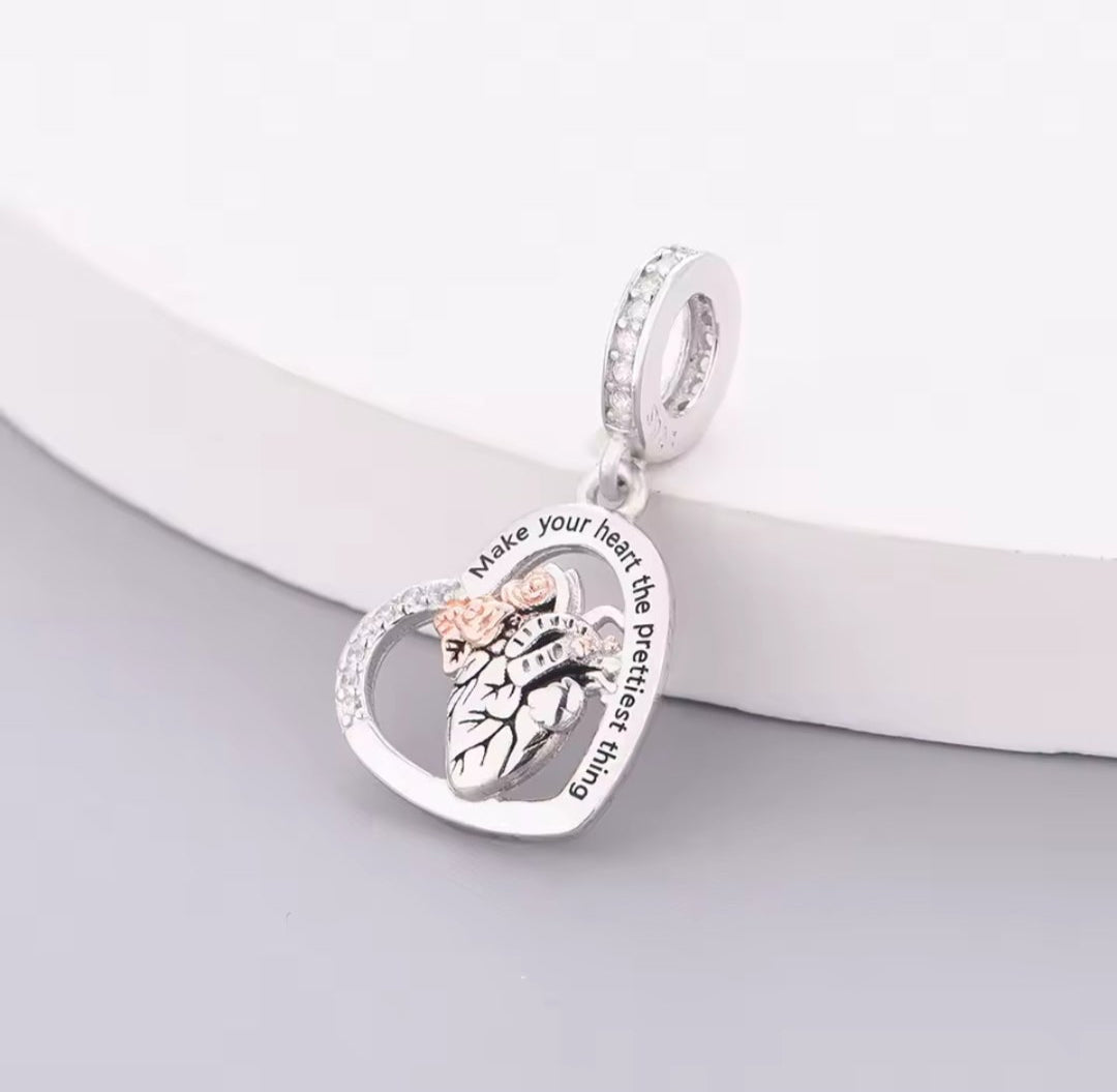 Make your heart the prettiest thing Charm