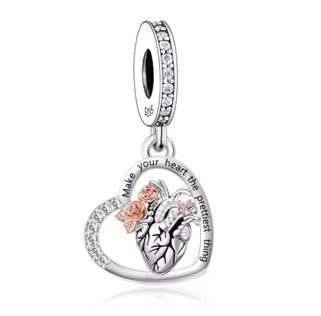 Make your heart the prettiest thing Charm