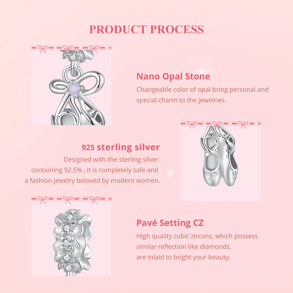 Ballet Slippers Charm