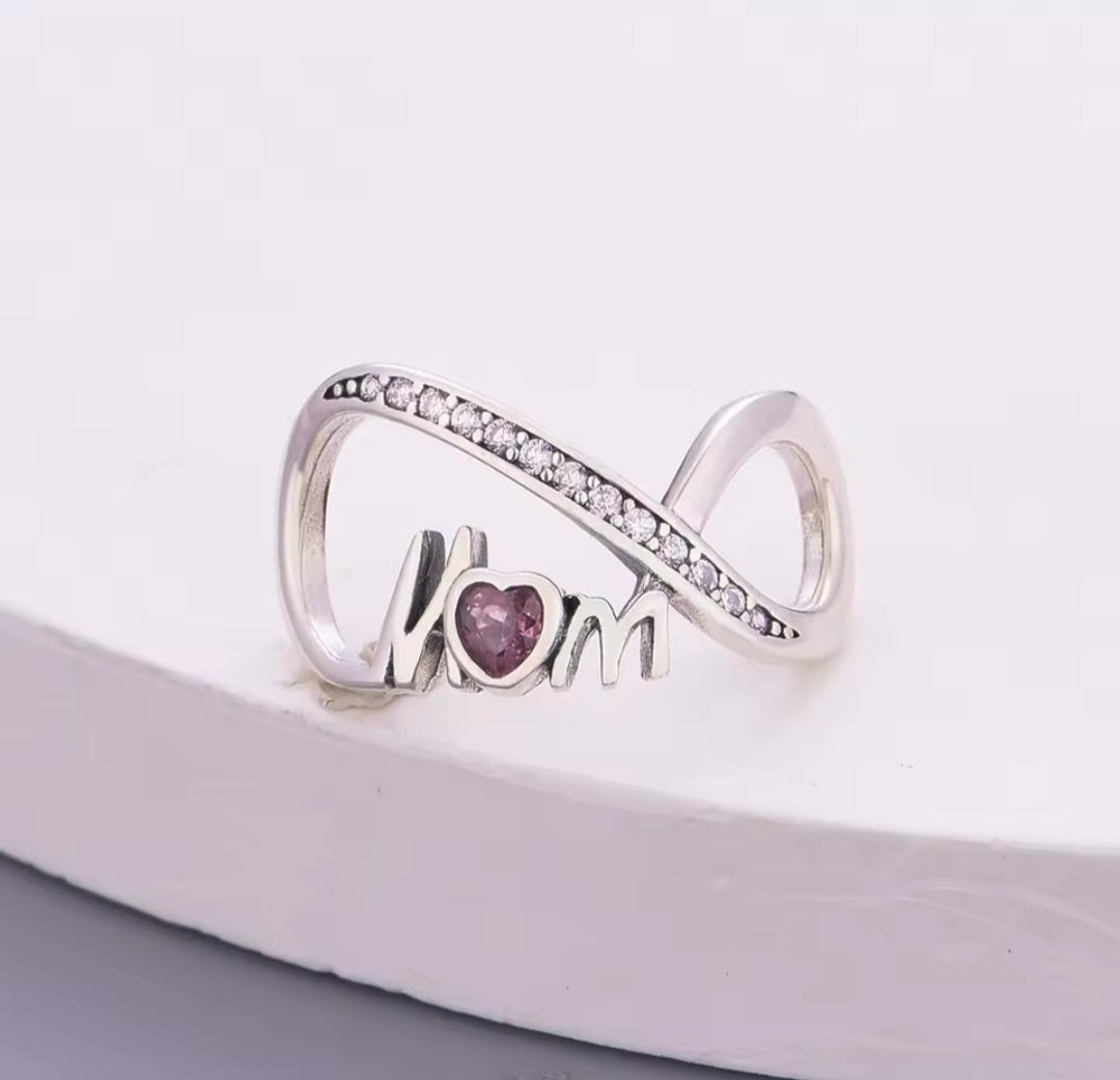 Mom infinity Charm