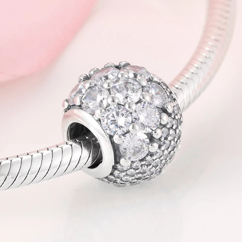 CZ Ball Charm