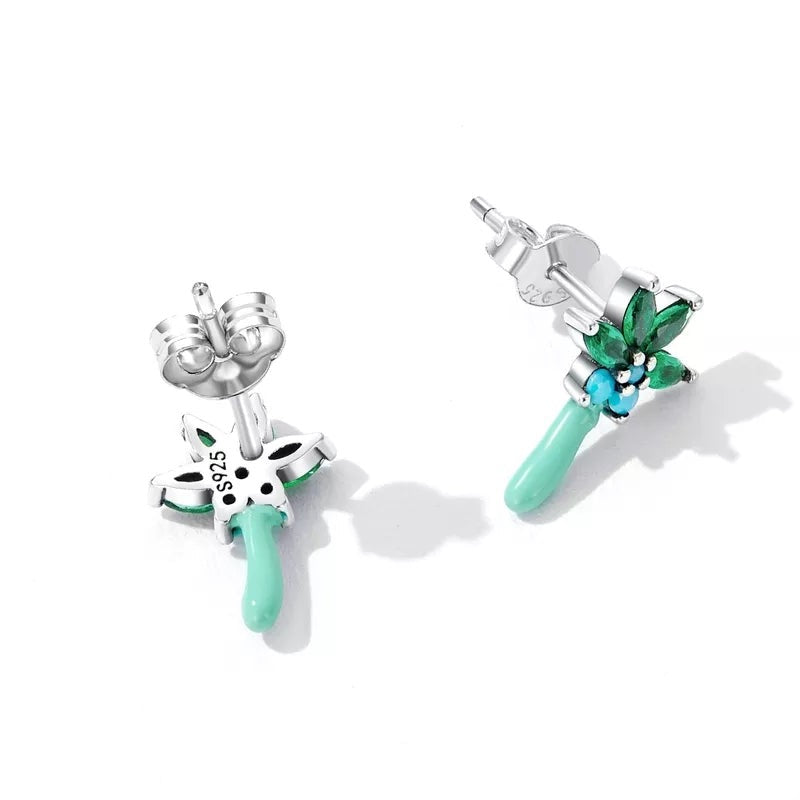 Boho Flower Stud Earrings