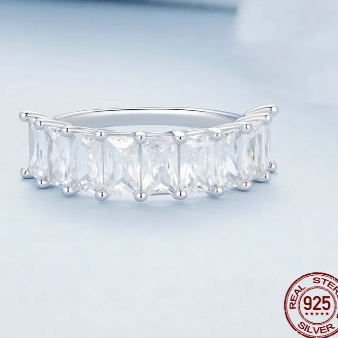 Round CZ Anniversary Band