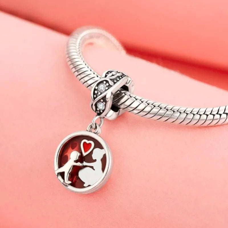 Mother and Child Dangle Charm