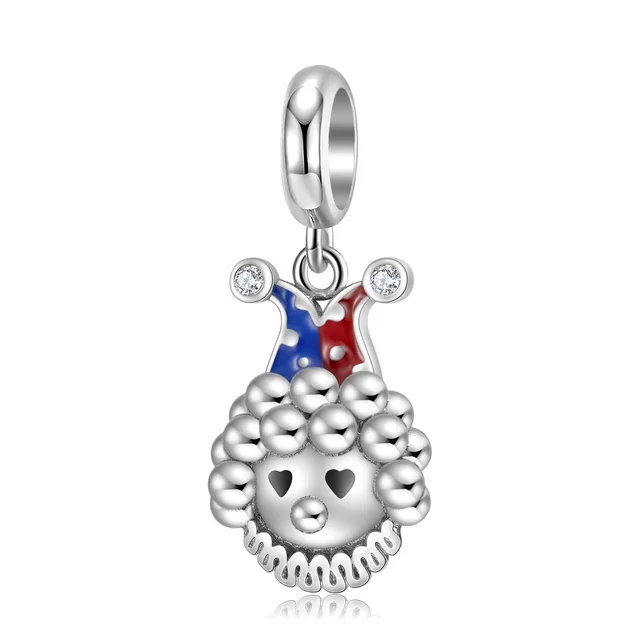 Heart Eyes Clown Dangle Charm