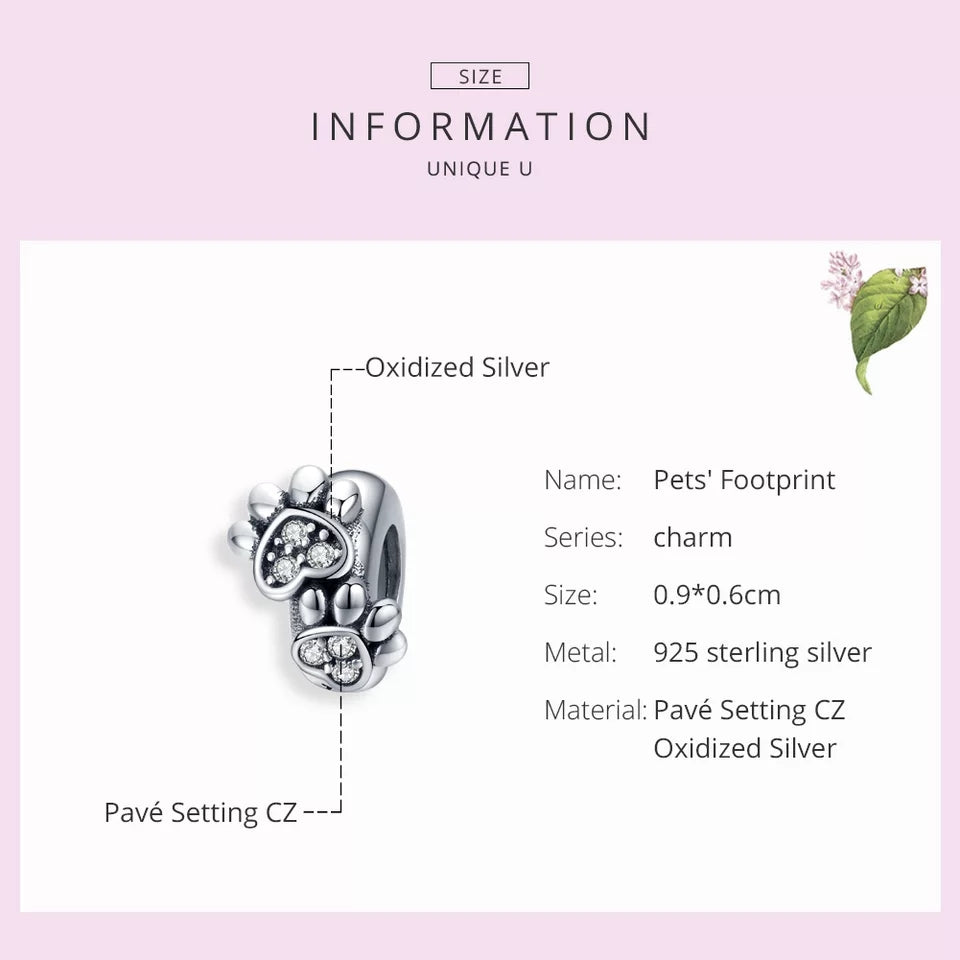 Paw Print Spacer/Stopper