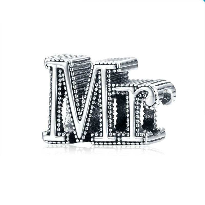 Mr and Mrs Bead Charm