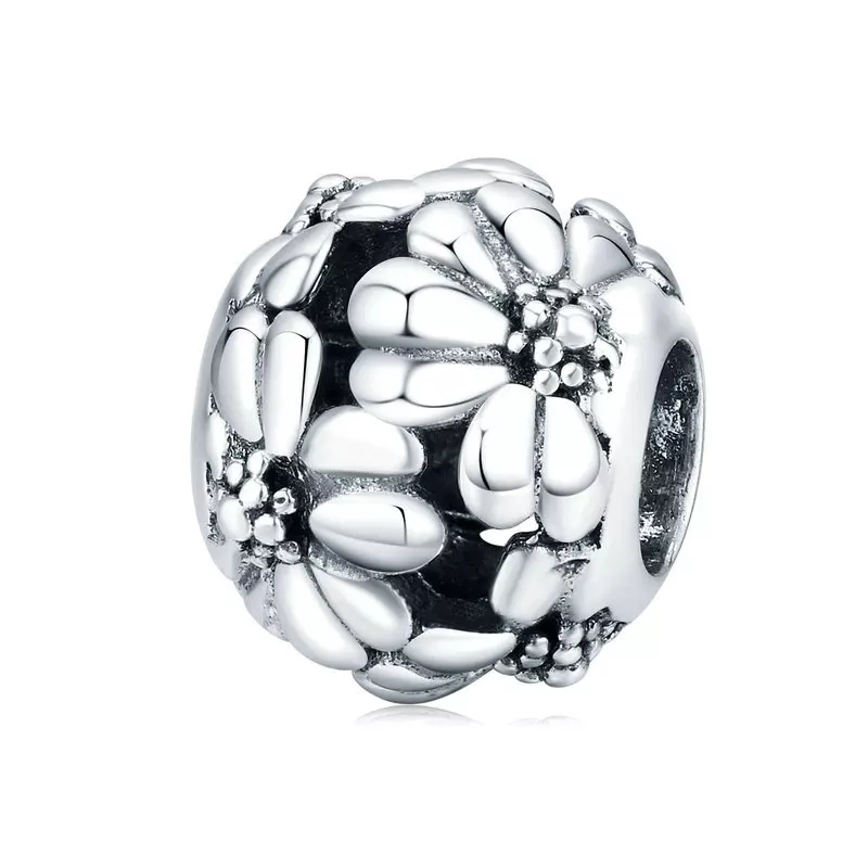 Plain Daisy Openwork Bead Charm