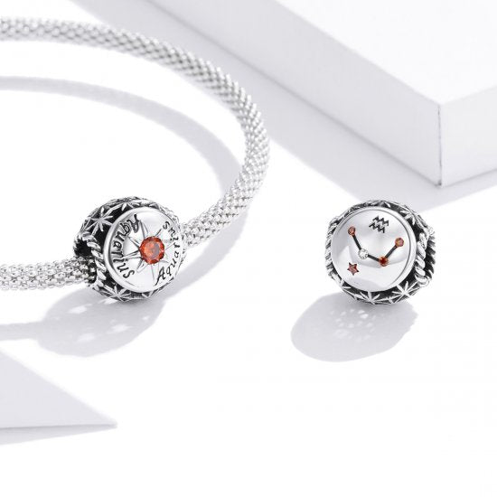 Birthstone Zodiac Bead Charm