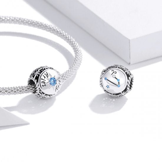 Birthstone Zodiac Bead Charm