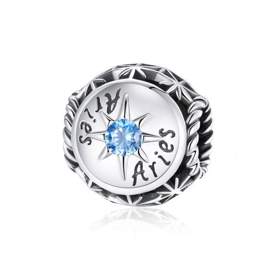 Birthstone Zodiac Bead Charm